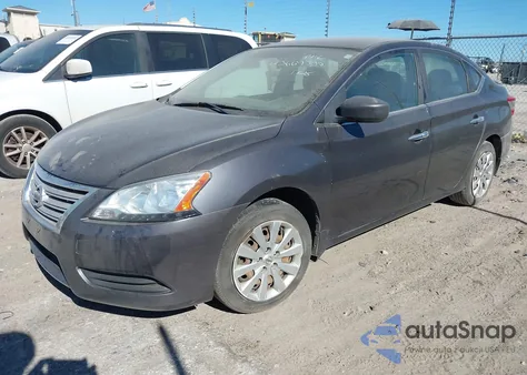2015 Nissan Sentra Sv from USA, damaged, VIN 3N1AB7APXFL687750